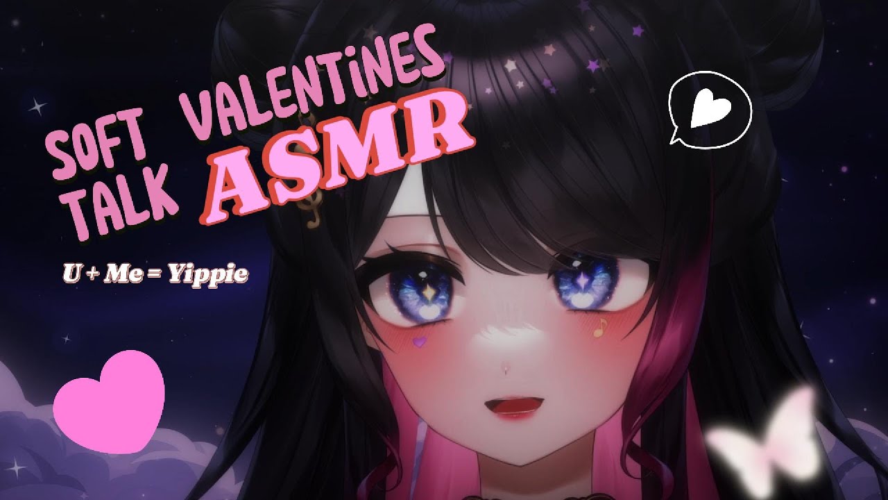 Soft Valentines Talks/Whispers ASMR 🩷 Let's relax, just the two of us ❤️