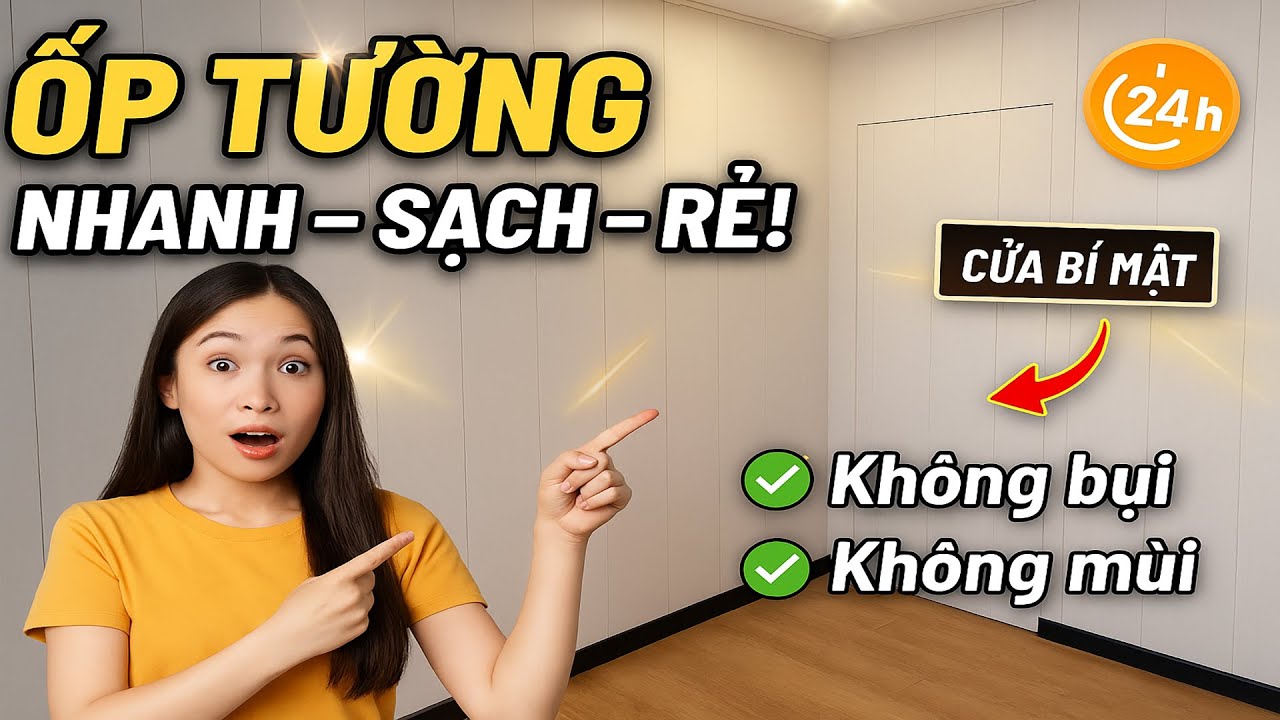 Báo giá tấm ốp Nano trọn gói – Làm mới toàn bộ không gian chỉ 1 ngày, thi công sạch không bụi bẩn