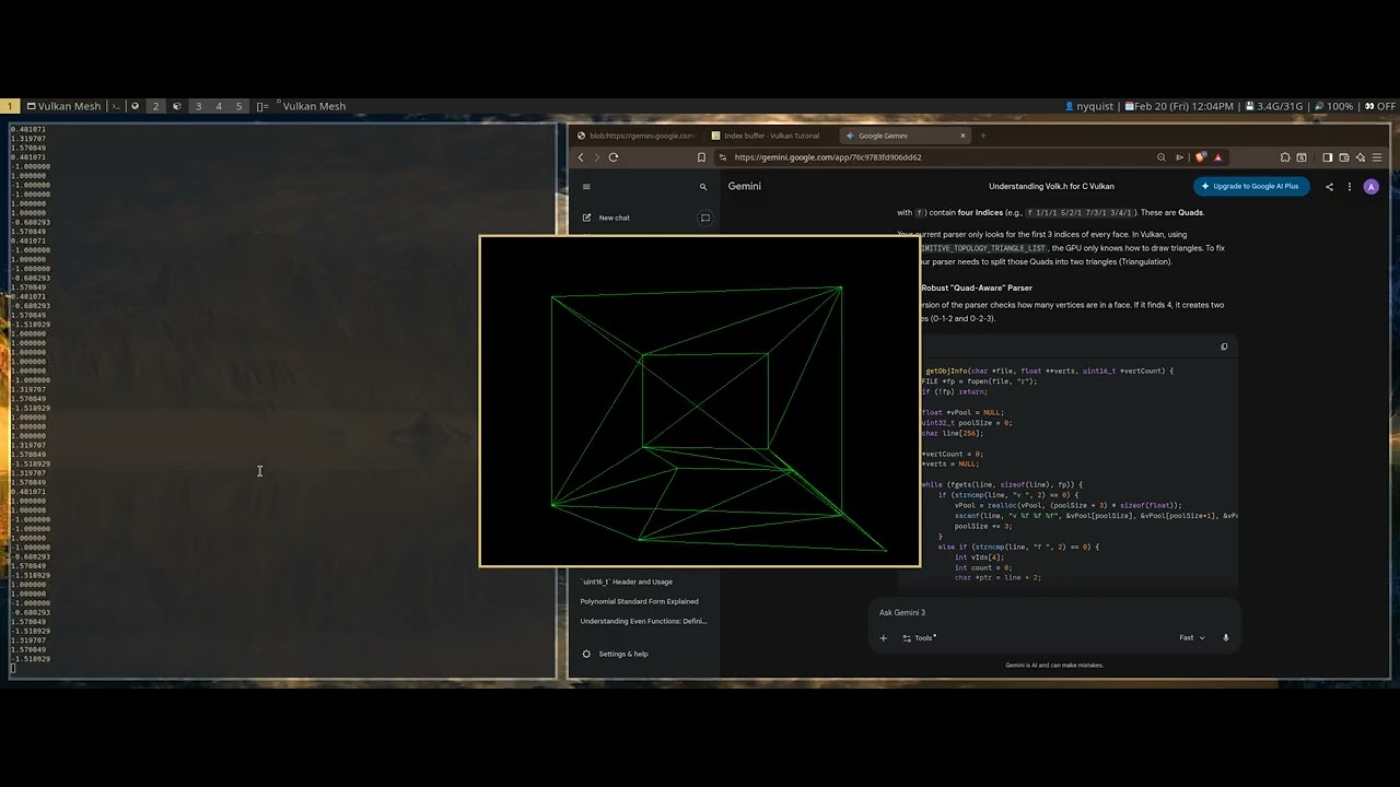 Blender meshes in Vulkan