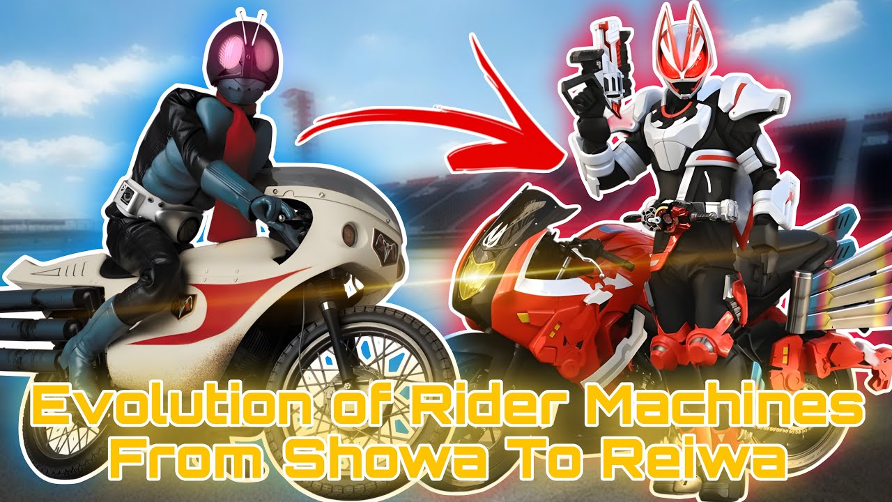 (Updated) Evolution of Rider Machines in Kamen Rider - Kamen Archive