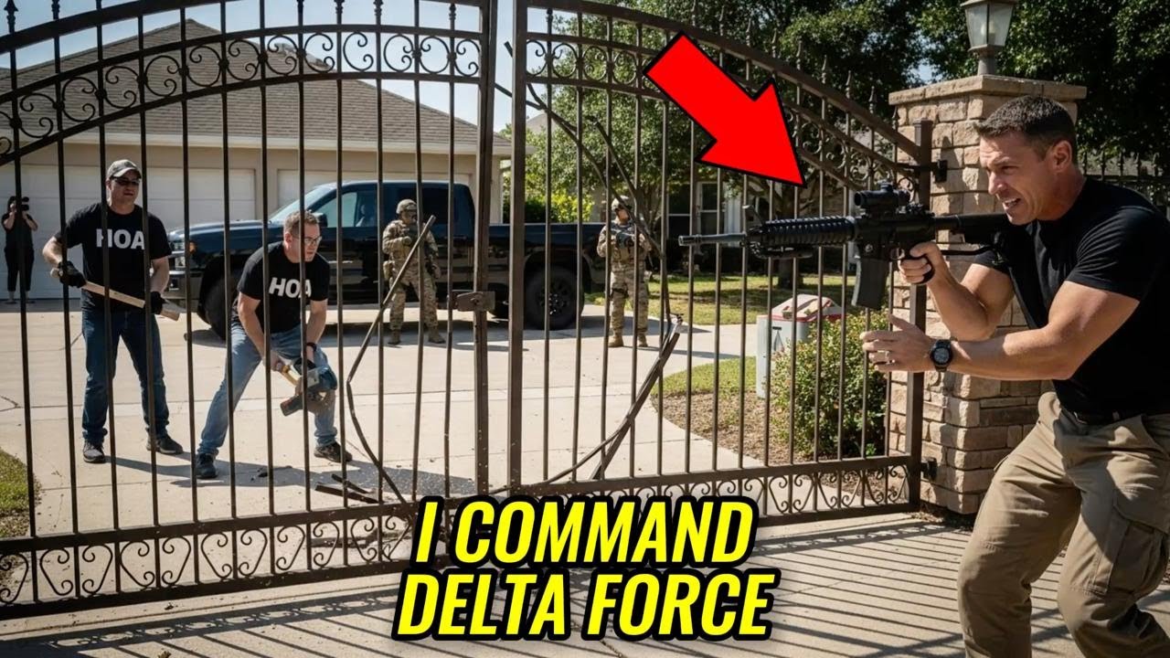 Fake HOA Cops Smashed My Iron Gate — Didn’t Know I Command Delta Force