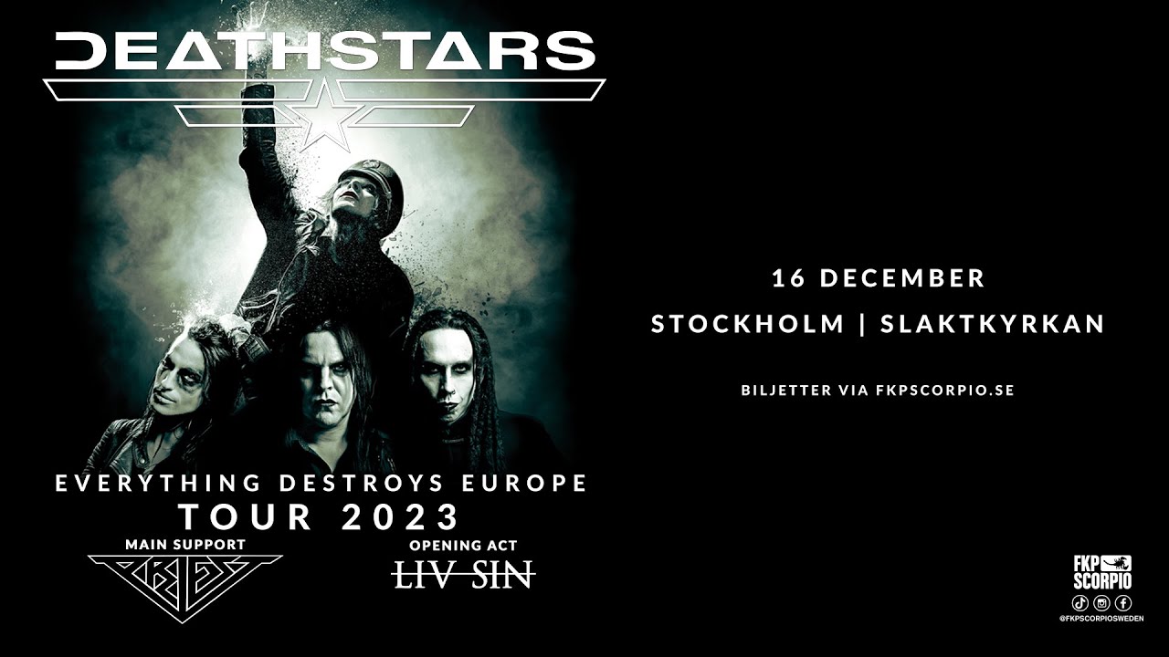 Deathstars at Slaktkyrkan, Stockholm, Sweden 2023/4k