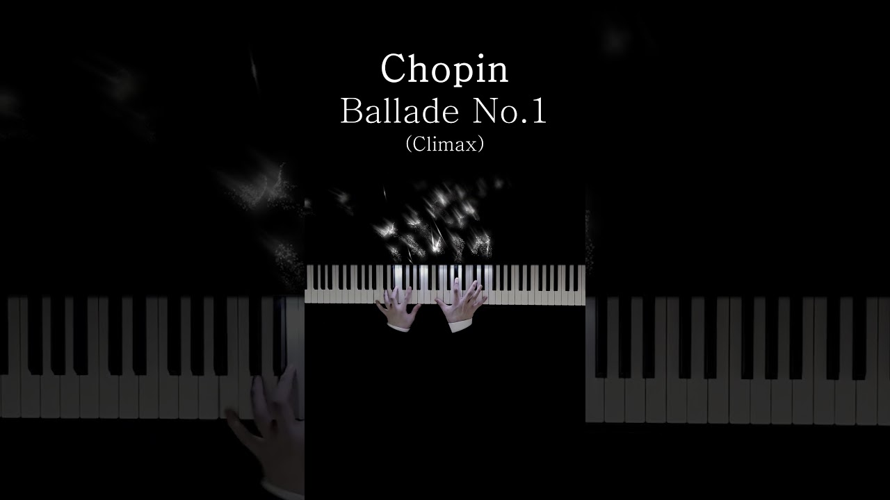 Chopin Ballade No.1 Climax  #piano #music #chopin #ballade #shorts