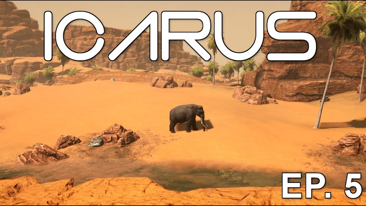 Hunting In The Desert For Exp! OUR BUFFALO! Icarus Ep. 5