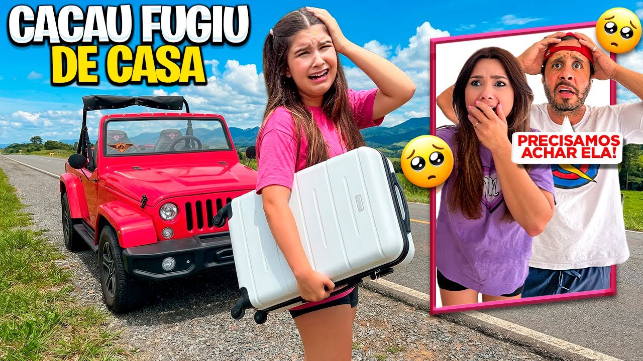 CACAU FOI EMBORA DE CASA *o pior dia da minha vida 
