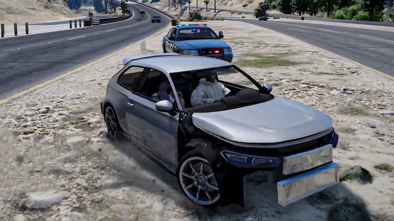 Flippy Gets His First Cop Chase In Nopixel 4.0