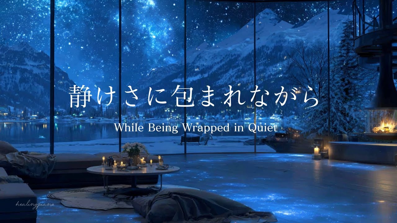 【ピアノBGM】静けさに包まれながらガラス越しに広がる満天の星空 |A Starry Sky Seen Through the Glass, Wrapped in Quiet |勉強・読書・作業用