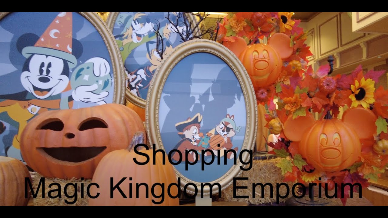 Magic Kingdom !  Shopping The Emporium for Halloween!!