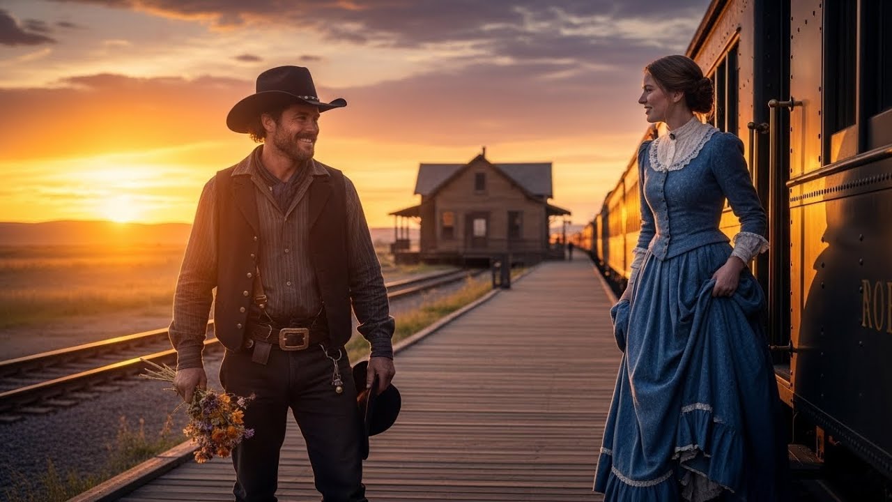 “The Mail-Order Bride Arrived a Day Late — The Cowboy Smiled, ‘This Was the Moment I Was Waiting For