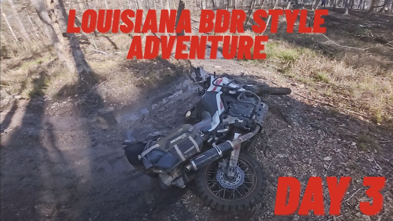 Louisiana BDR style Adventure! - Day 3 - Honda Transalp