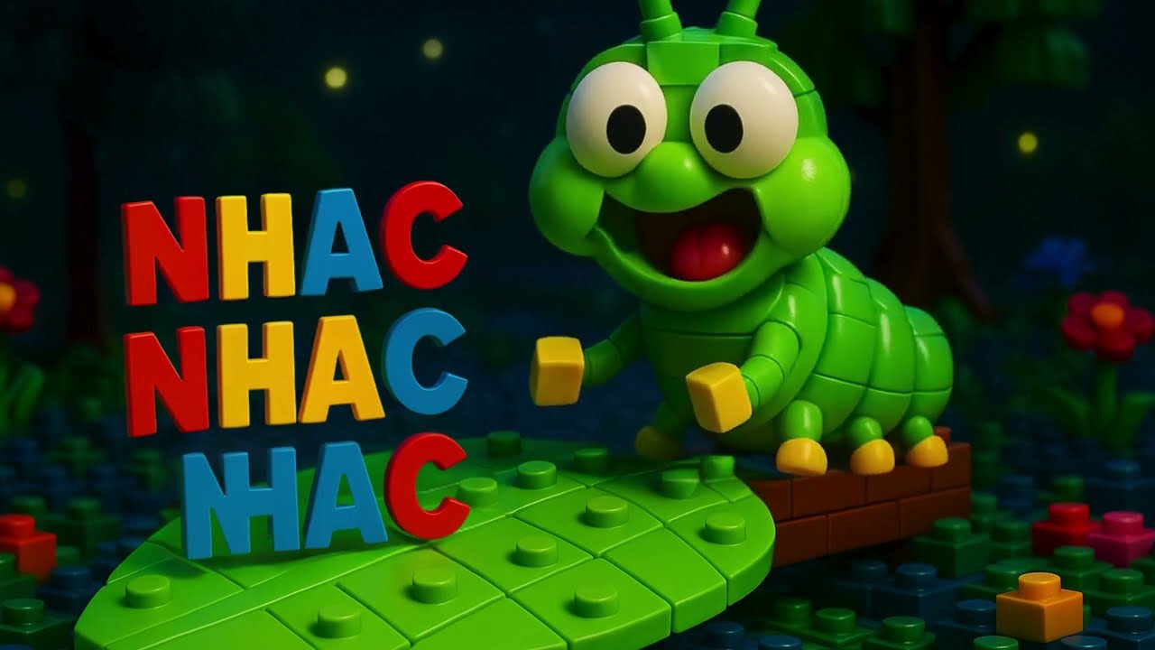 Lagarta Comilona 🐛 | Música Infantil sobre Metamorfose e Borboleta | Bloco por Bloco