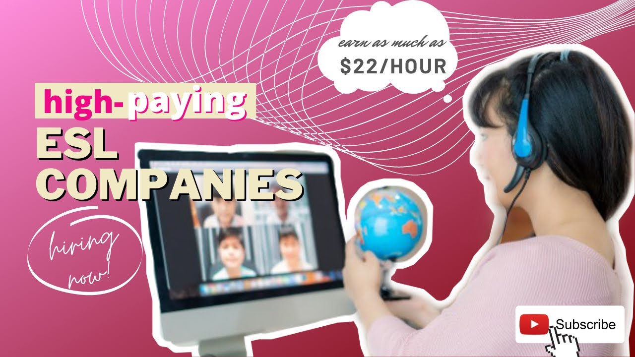 HIGH-PAYING ESL COMPANIES IN 2022 | HIRING NOW | Liezel Oh #eslteaching #workfromhome