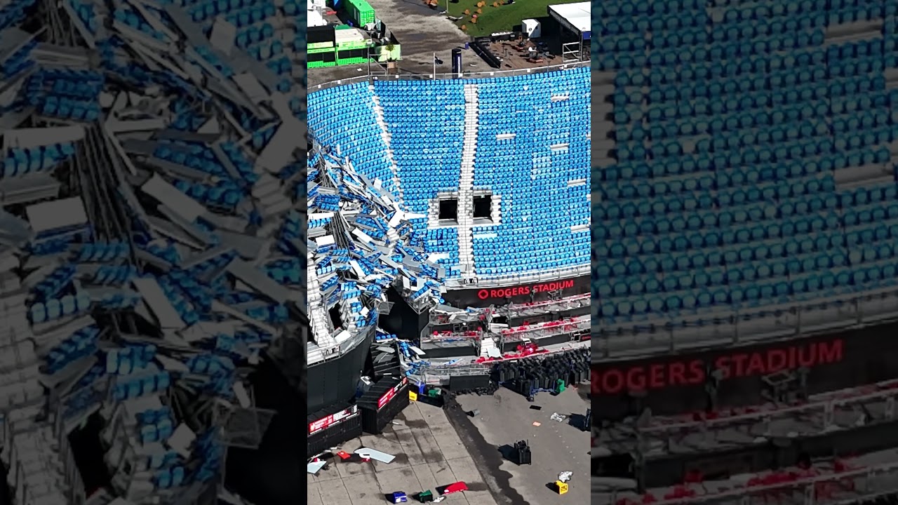 Rogers Stadium seriously damaged by GTA storm