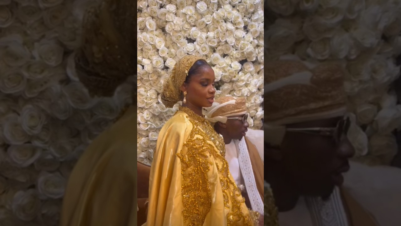 Priscilia ojo and Juma jux Tanzania nikkah ceremony 😍 (wedding) #shorts