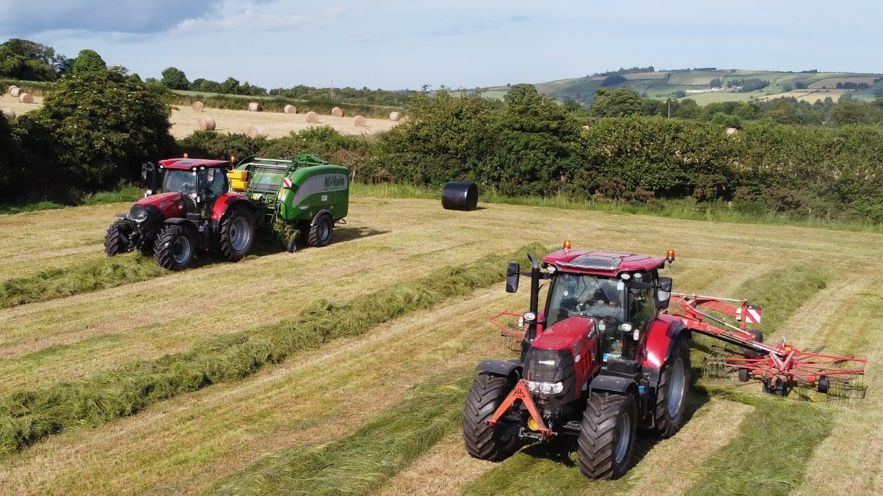 BALE SILAGE 2022!! ~ Case Puma 150 ~ Mchale Fusion 3 Plus ~ (Wicklow, Ireland) First Cut Silage 2022