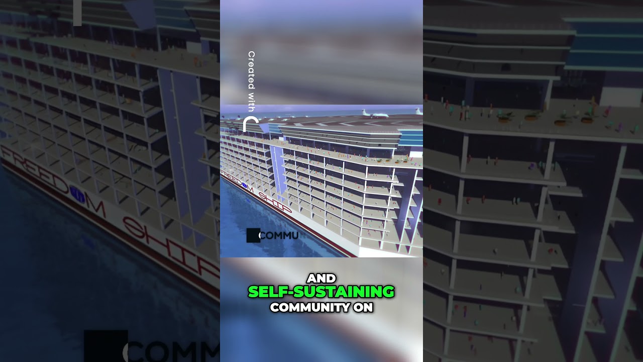 Explore the Freedom Ship  A Luxurious Floating Community #interoceaniccanal #map #informationocean