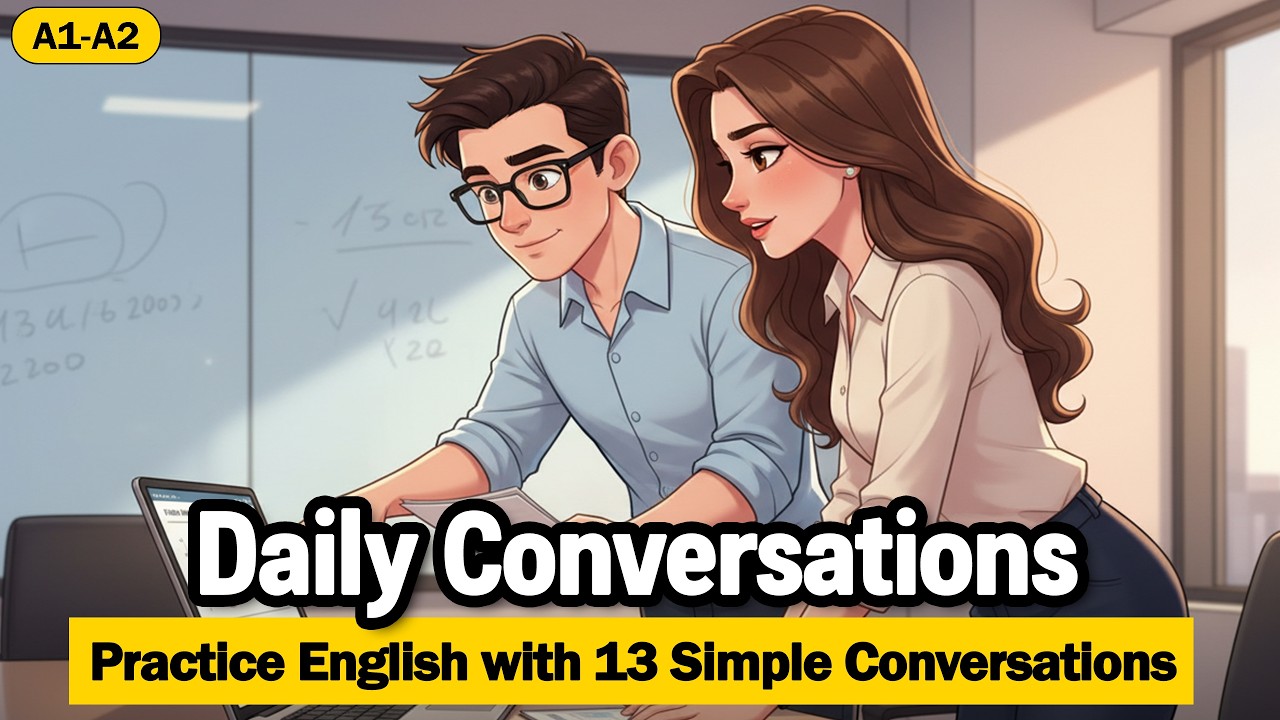 Practice English with 13 Simple Conversations | Daily English Speaking for Beginners