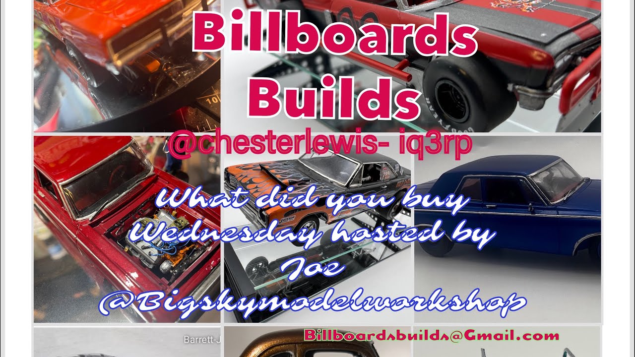 What did you buy Wednesday hosted by Joe @BigSkyModelWorkshop 