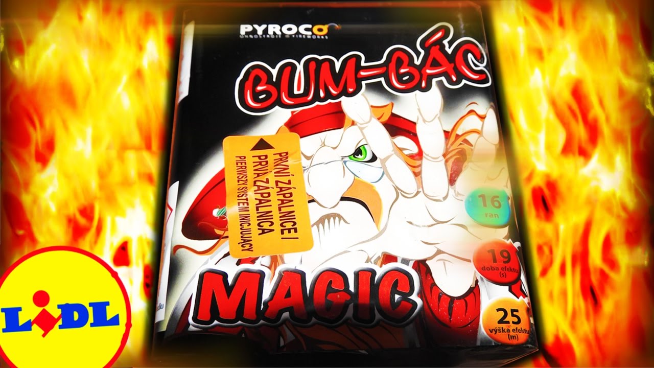 Test Wyrzutni z Lidla - Bum Bac Magic - Pyroco 2016