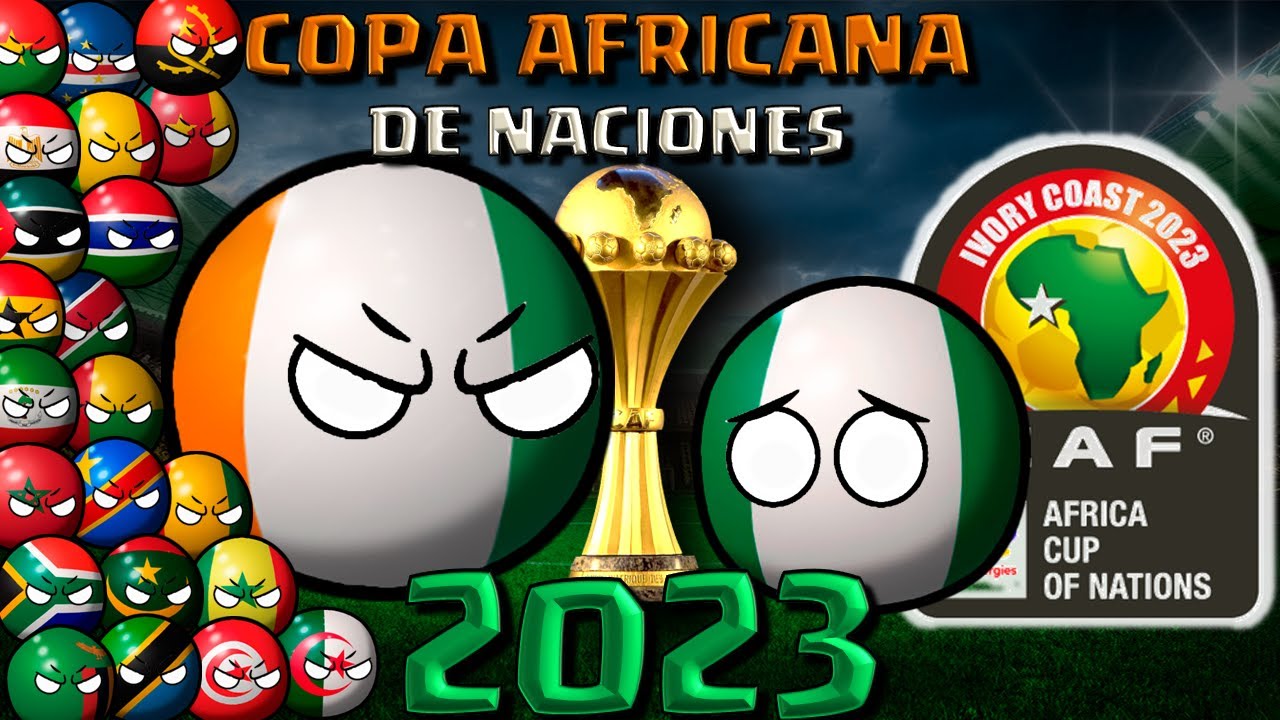 ASÍ fue la COPA AFRICANA DE NACIONES  COSTA DE MARFIL  2023| countryballs