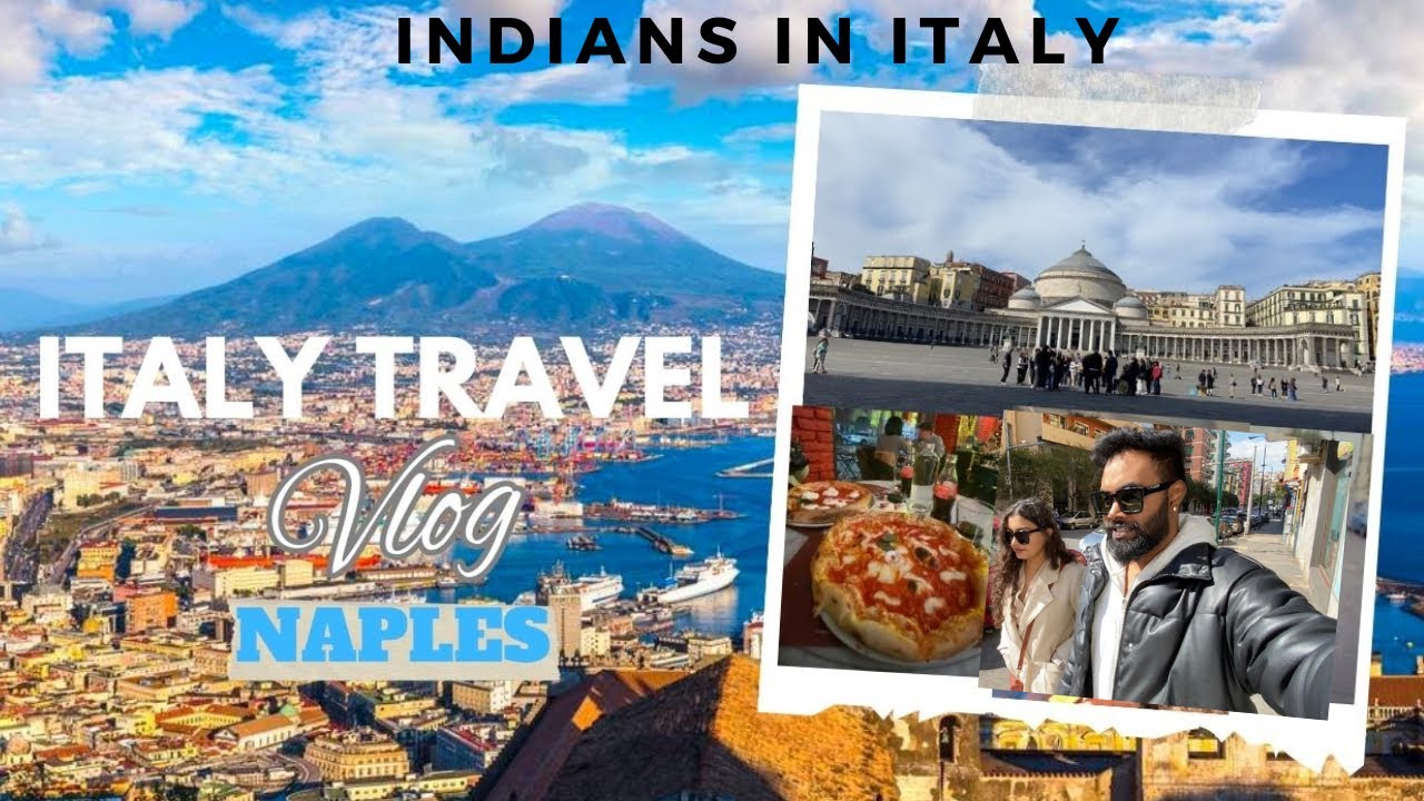 Indians Exploring Naples ITALY and Pizza