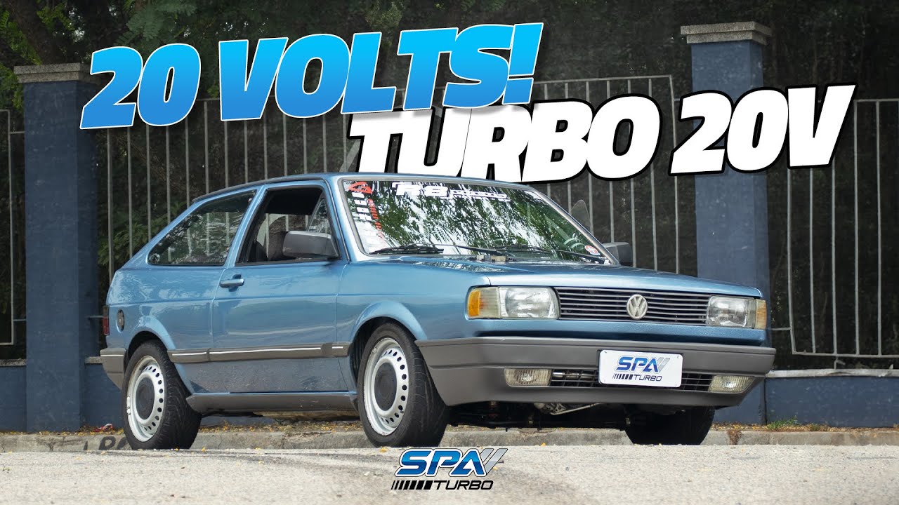 20 VOLTS! GOL QUADRADO COM CABEÇOTE 20V, TURBO, AR CONDICIONADO E DIREÇÃO HIDRÁULICA