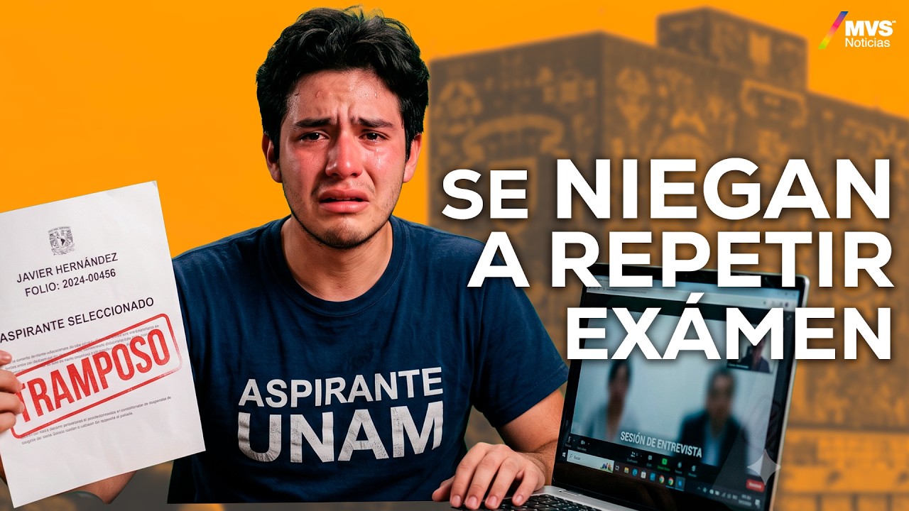 &iquest;Cancelaron tu examen UNAM? Aspirantes exigen justicia l MVS Noticias