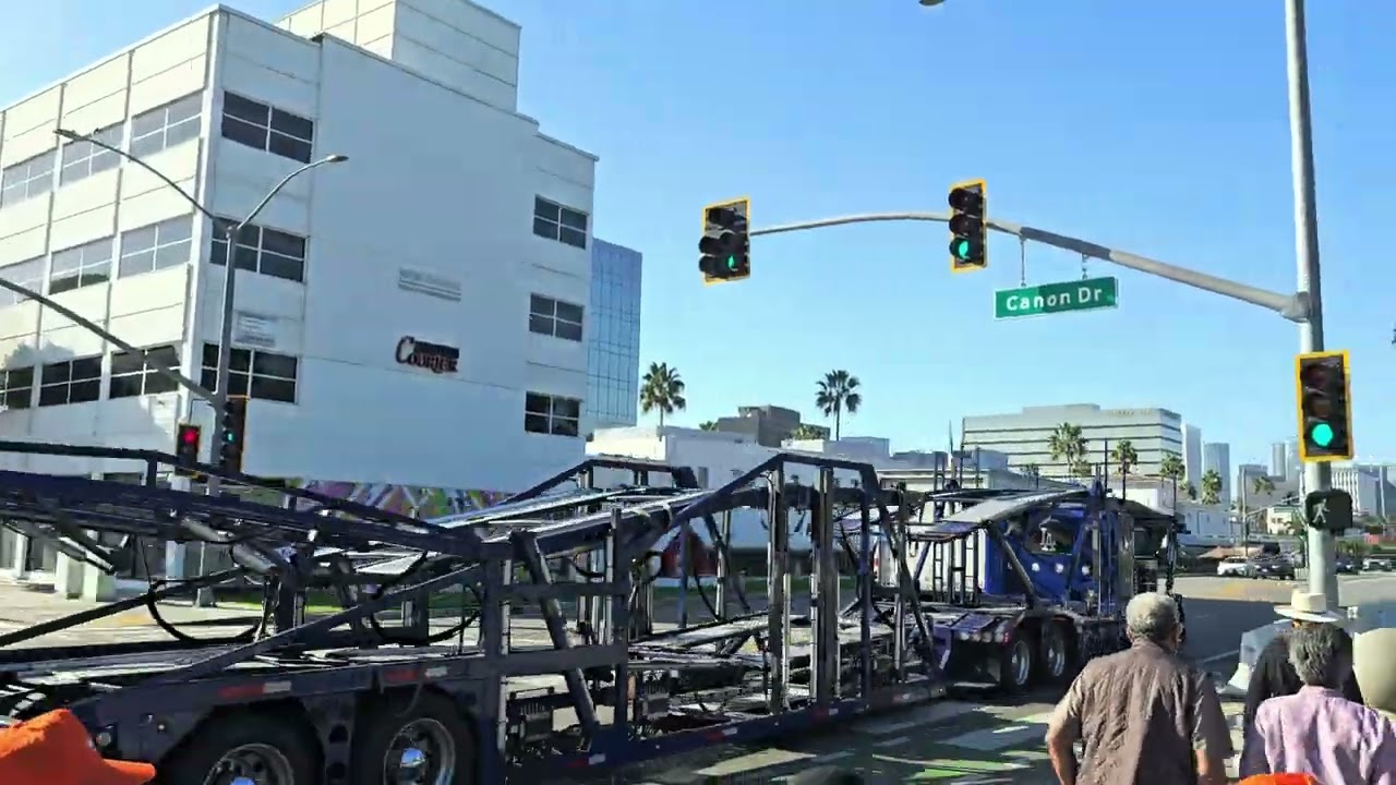 The film street in Los Angeles (Hollywood)