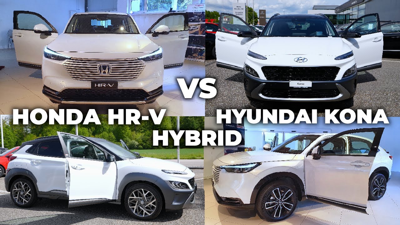 New Honda HR-V Hybrid VS Hyundai Kona Hybrid 2022