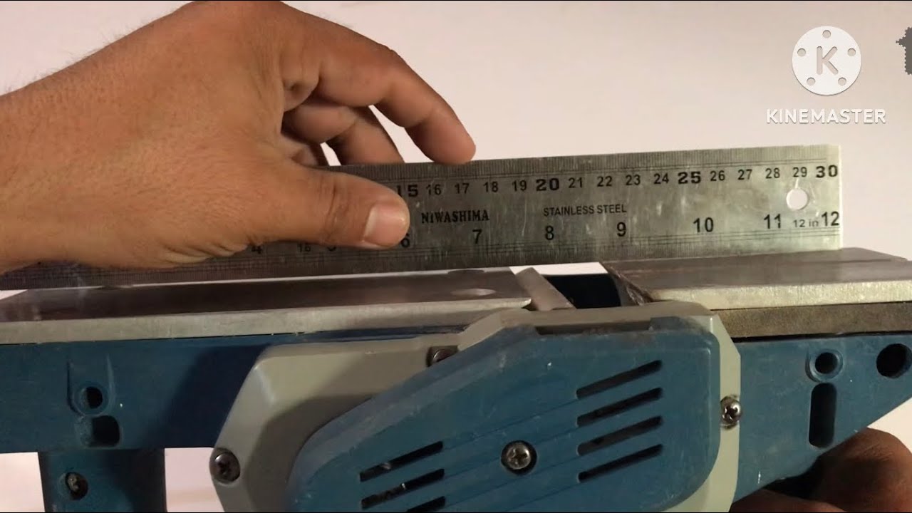 Easy Electric hand Planer Set Up - Woodworking