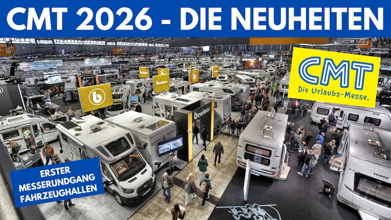 CMT 2026 - DIE NEUHEITEN - 1. Messerundgang - Fahrzeuge in Stuttgart
