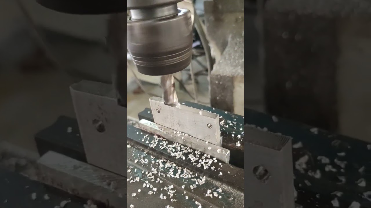 0 degree cutting | Plane surface cutting | Smooth Surface cutting by Milling Machine #youtubeshorts