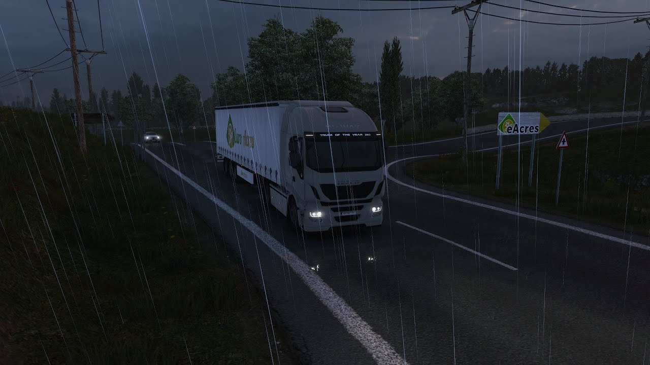 Euro truck simulator 2/2 part Gameplay