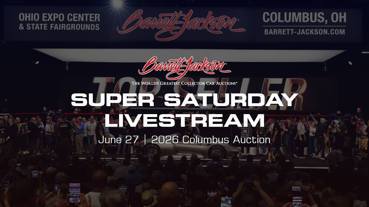 Barrett-Jackson Super Saturday Livestream Replay // 2026 Columbus Auction // Saturday, June 27