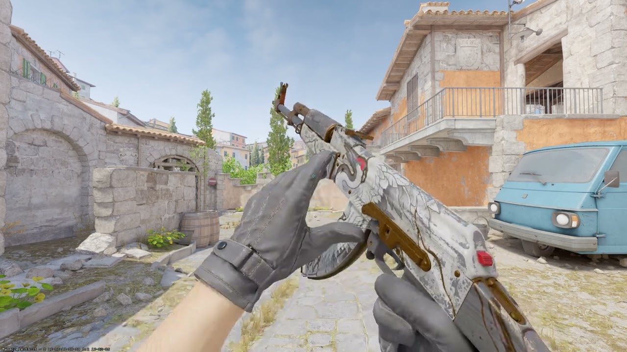 AK-47 Crane Flight (Battle-Scarred) In Game Showcase - Dead Hand Collection | CS2
