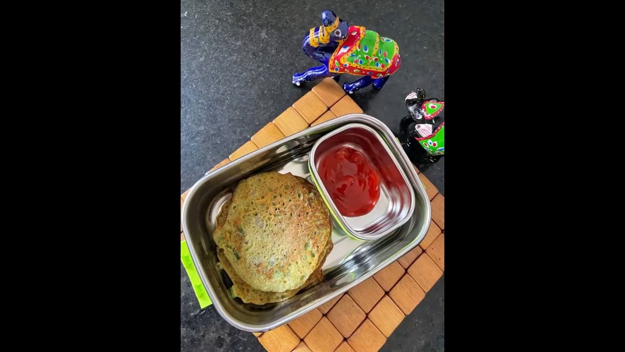 Moong dal chilla 🥙 | Easy lunch box ideas | 