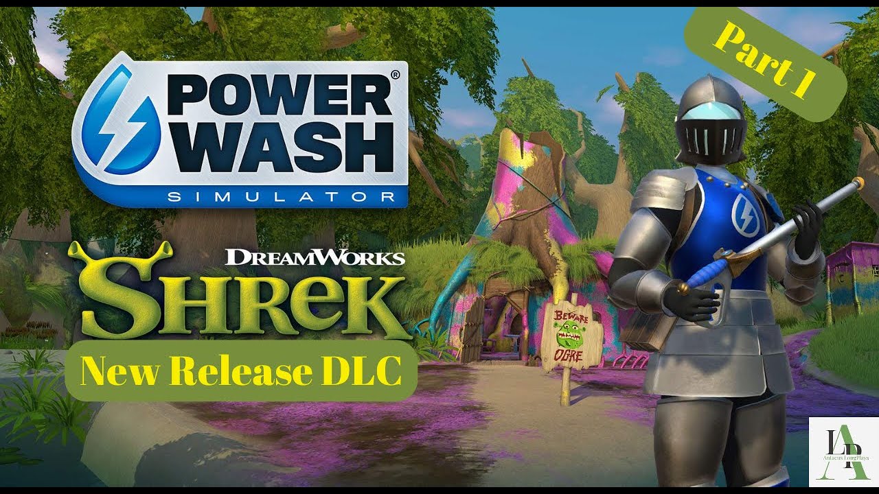 PowerWash Simulator Longplay | New DLC Shrek | No Commentary | Part 1 of 2