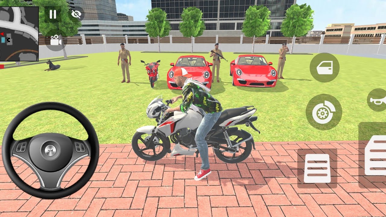 Franklin order by 1️⃣ Pulsar bike and 2️⃣ Supercar 💥 in Indian 🇮🇳 bike thift auto simulator!!! 🎮