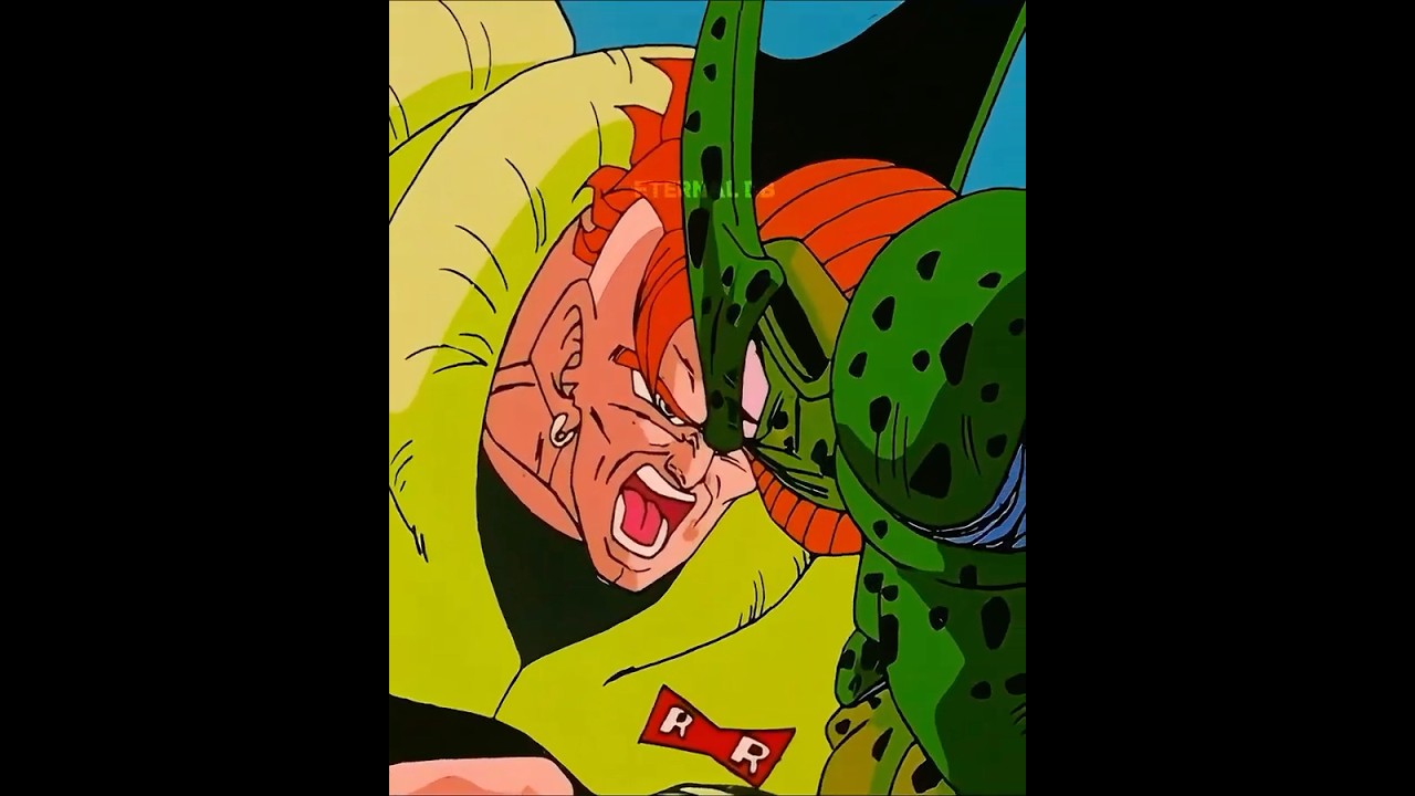 Cell Tries to Absorb Android 16's Energy! | Dragon Ball Z #shorts