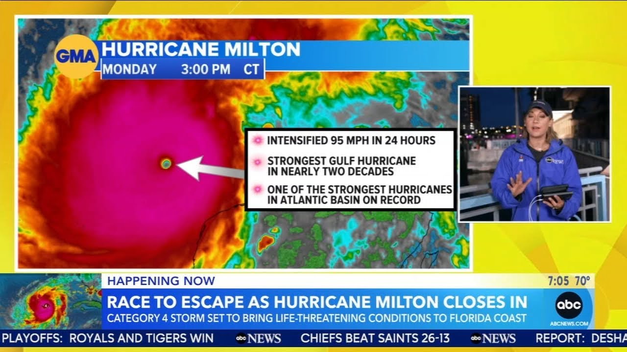 Race to escape Hurricane Milton as storm closes in on Florida