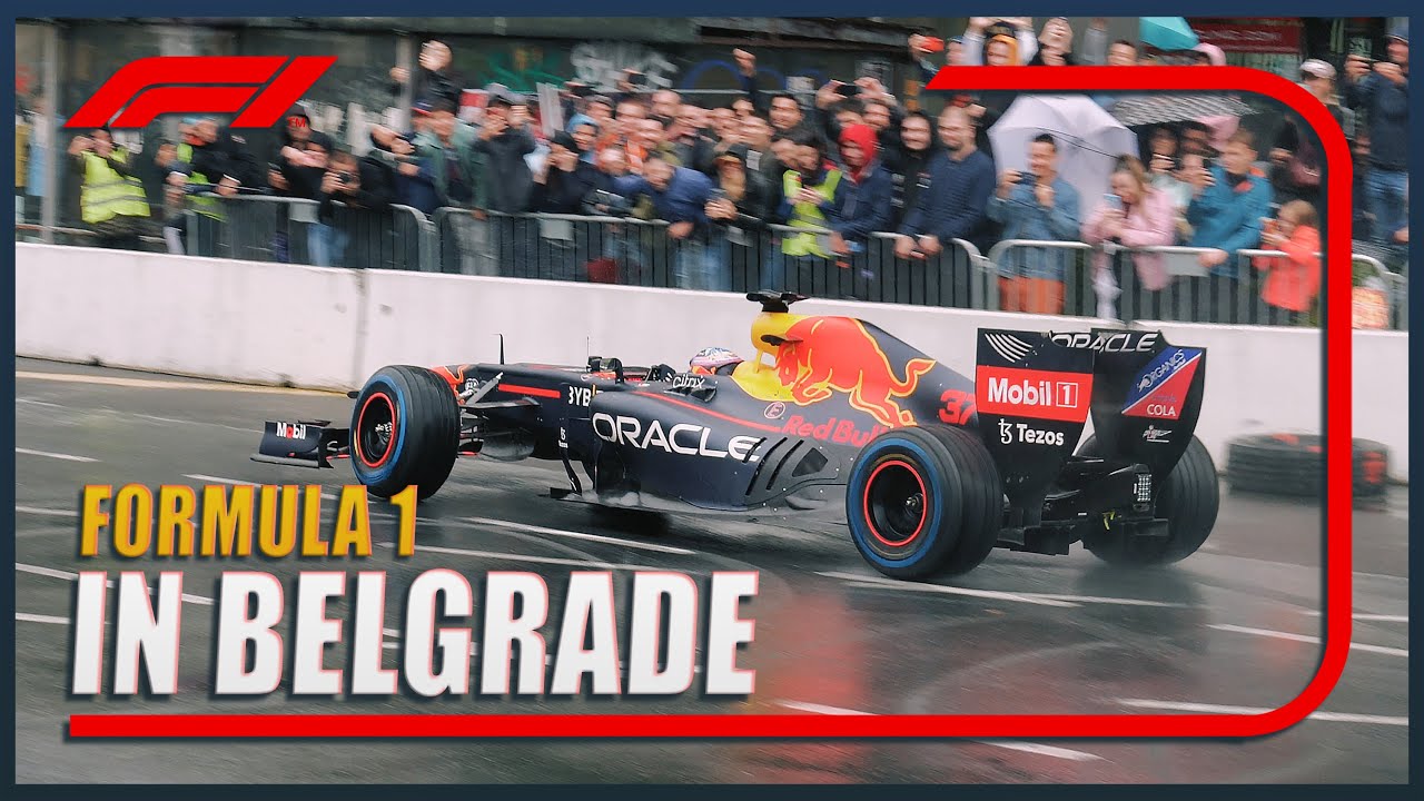 Formula 1 Roaming Belgrade City! [RedBull Show Run]