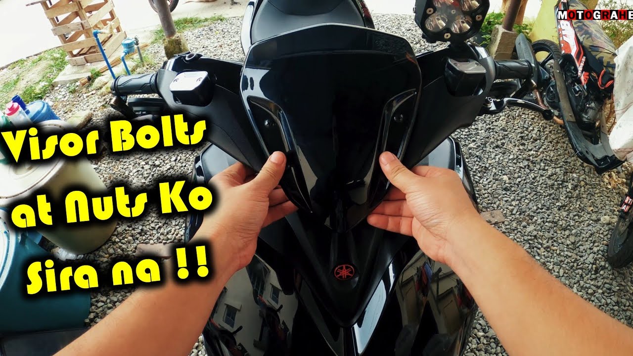 REPLACING VISOR BOLTS AND NUTS | AEROX | DIY