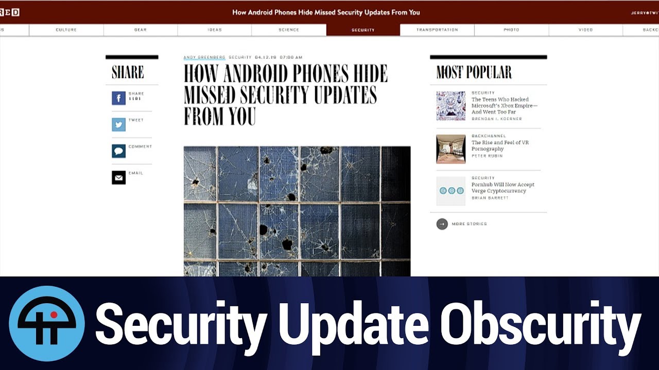 Security Update Obscurity