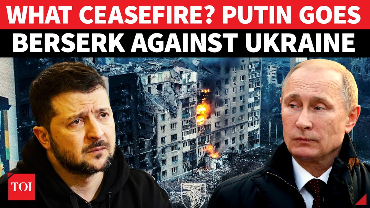 '1300+ Ukrainian Troops Wiped Out': Putin's Military Blitz Burns Ukraine Frontlines & Cities