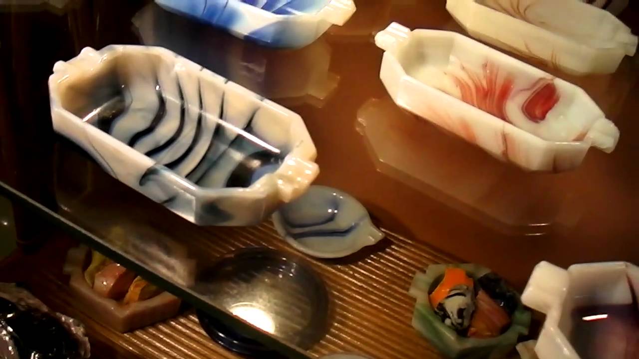 Collection of Akro Agate Glassware