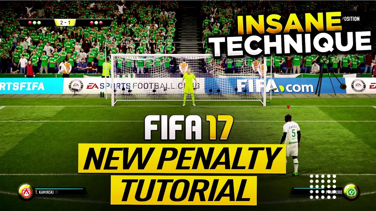 FIFA 17 NEW UNSAVEABLE PENALTY KICK TUTORIAL - HOW TO SCORE EVERY TIME - TIPS & TRICKS