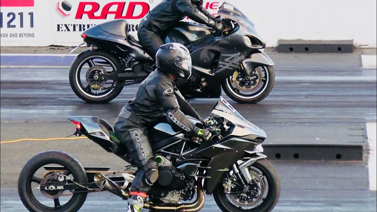Top 10 2019 MOTORBIKES DRAG RACING - H2R,Hayabusa,Ducati,GSXR1000,BMW and more