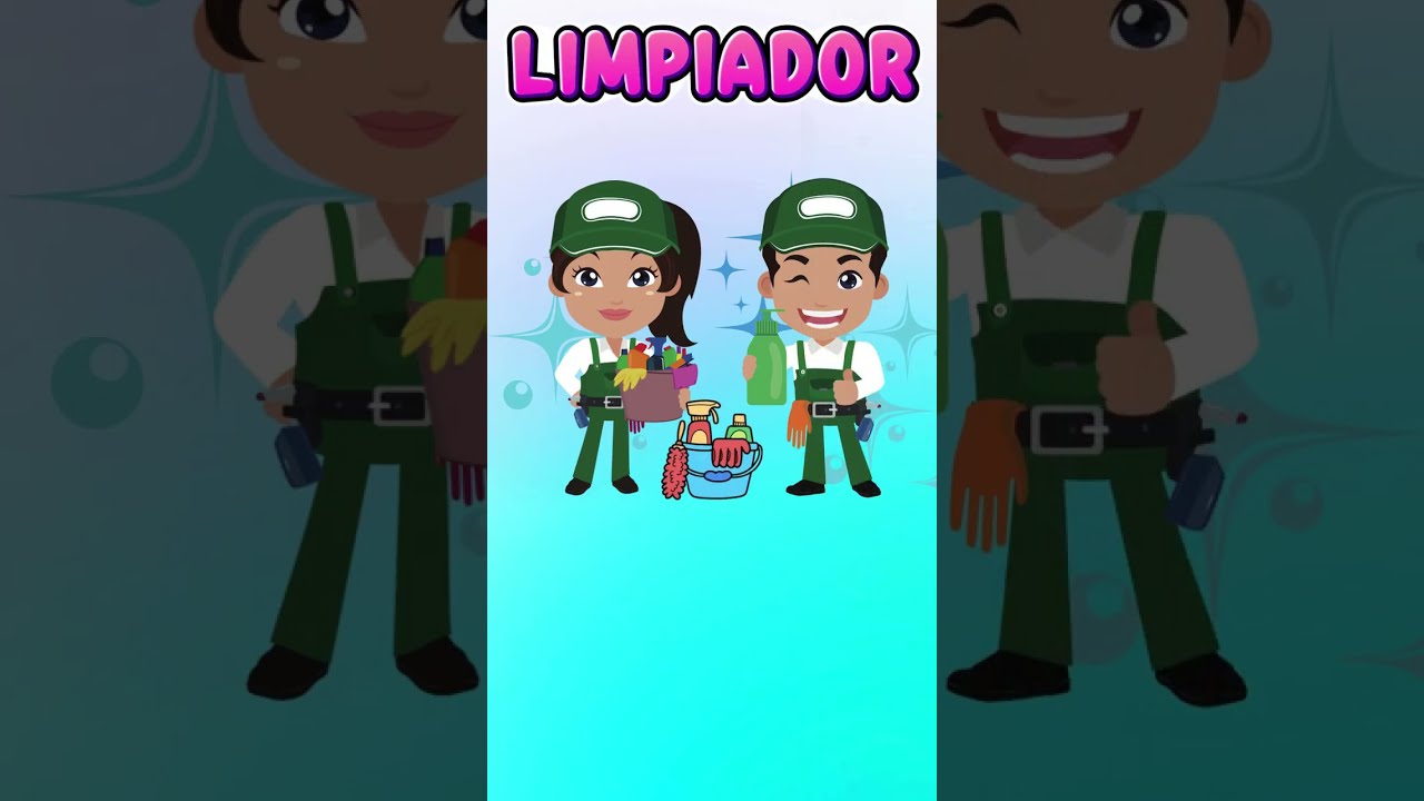 Las Profesiones en Inglés #inglesfacil #aprenderinglés #inglésparaniños #educación #ingles #inglés