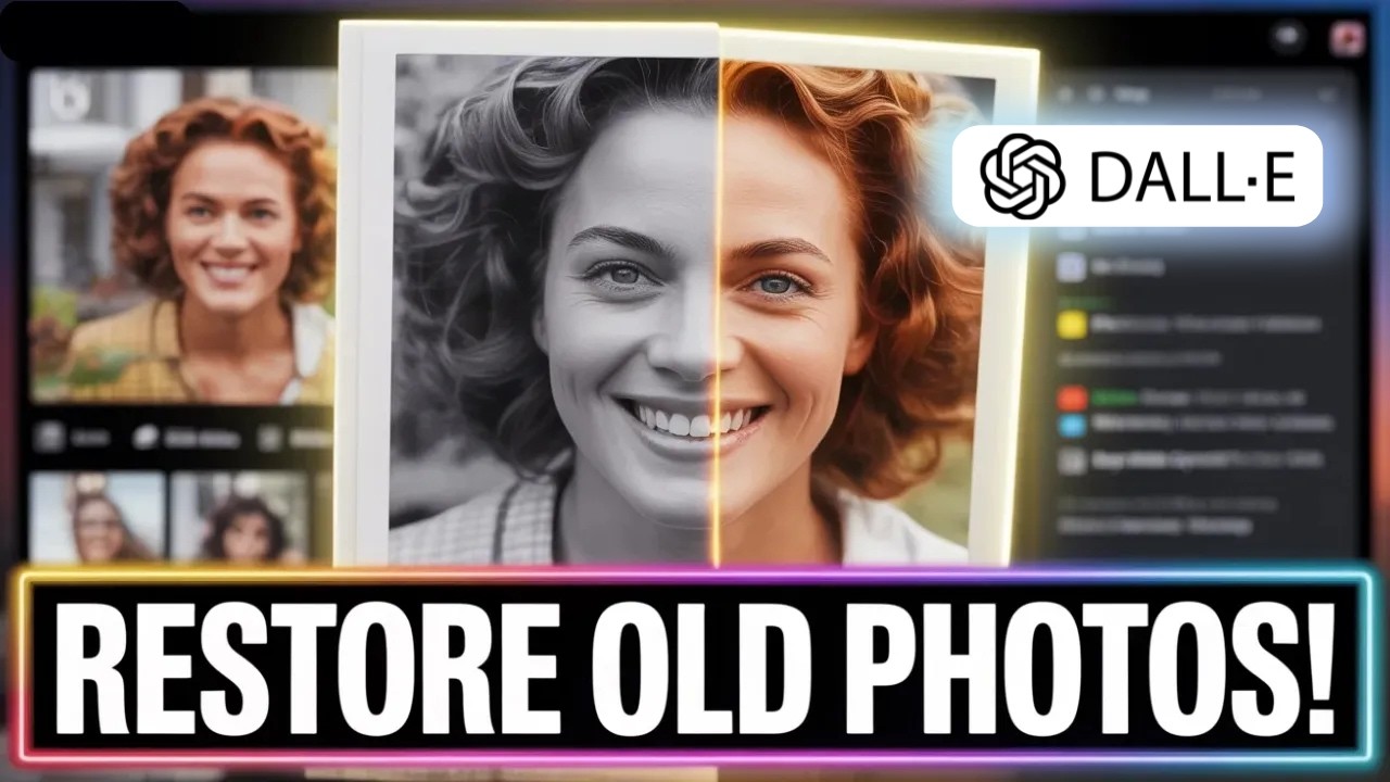 How to Create Digital Copies of Old Photos Using DALL·E in ChatGPT (AI Photo Restoration Guide)