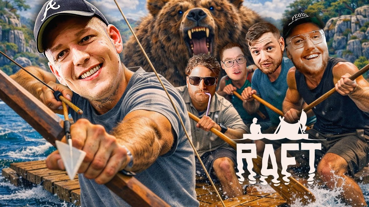Wir LOOTEN eine RADIOAKTIVE B&Auml;REN INSEL?!😳☢️ | Raft | SpontanaBlack